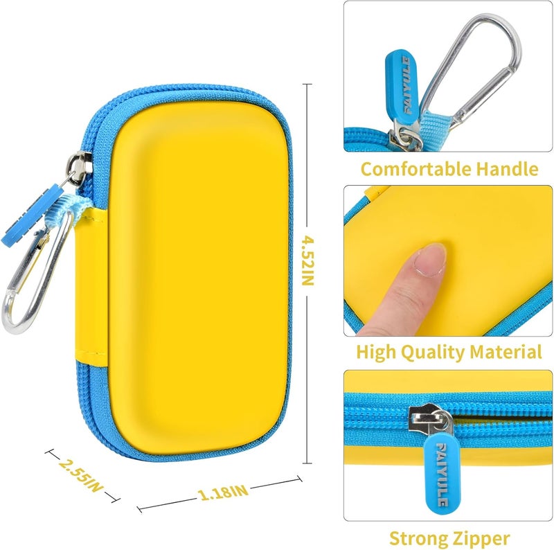 PAIYULE Hard Case Compatible for SanDisk 500GB/250GB/1TB/2TB Extreme Portable SSD - SDSSDE60-500G-G25 (Yellow) - Image 4
